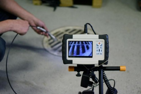 L'inspection vid&eacute;o r&eacute;v&egrave;le l'&eacute;tat des canalisations &agrave; Lingolsheim.